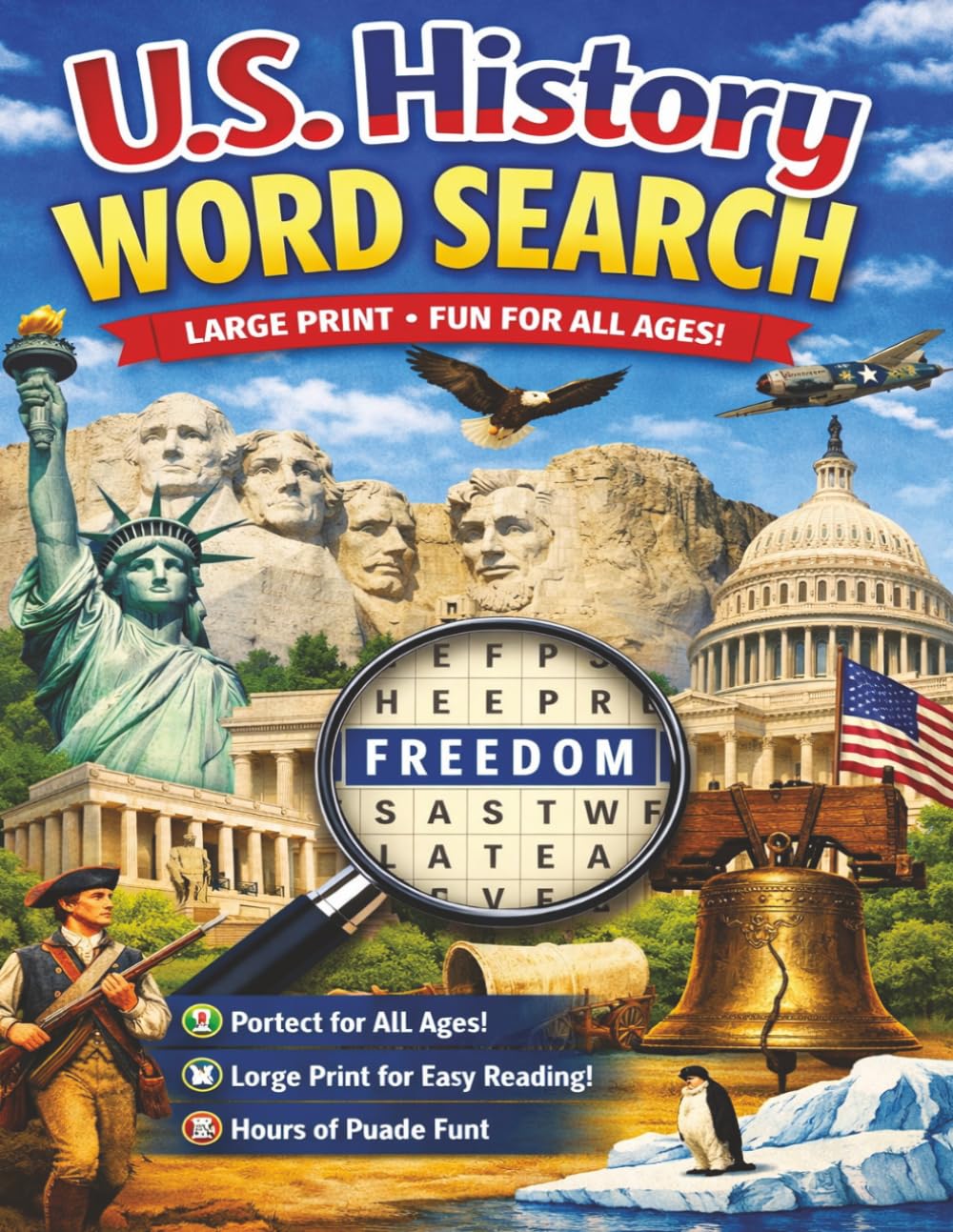 U.S. History Word Search: Discover America's Past Through Fun and Challenging Word Searches