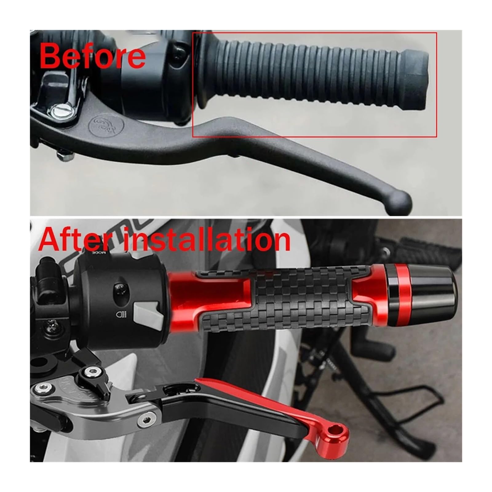 Manopole per manubrio moto Per Hon@&da VFR 400, 750, 800, 800F Fi/W1, VTEC, 1200F, 1200X, Crosstourer, 1200 CNC: Terminali Manubrio E Manopole Per Moto