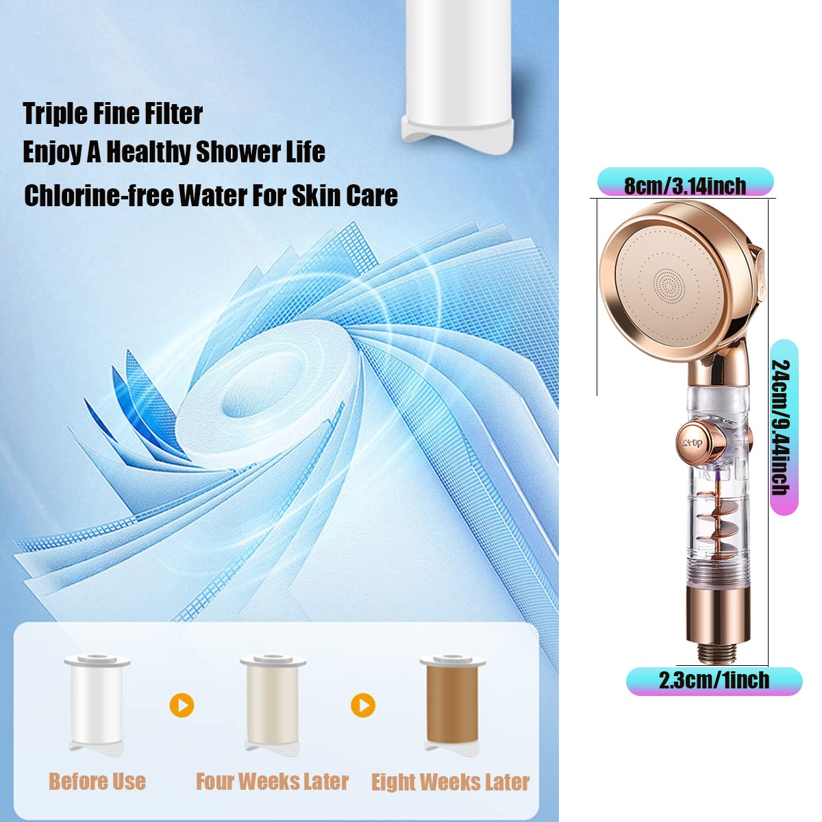 Amazon.co.jp: シャワーヘッド、ハンドヘルド 取り外し可能 シャワー