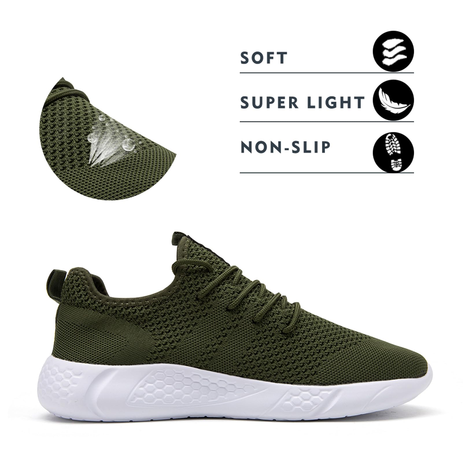 BUBUDENG Uomo Scarpe Ginnastica Scarpe Sneakers Ginnastica Running Trekking Palestra Uomo Sportive Offerta da Corsa Lavoro Moda Sneakers Walking Casual Running Shoes Gym Sport Tennis Shoes