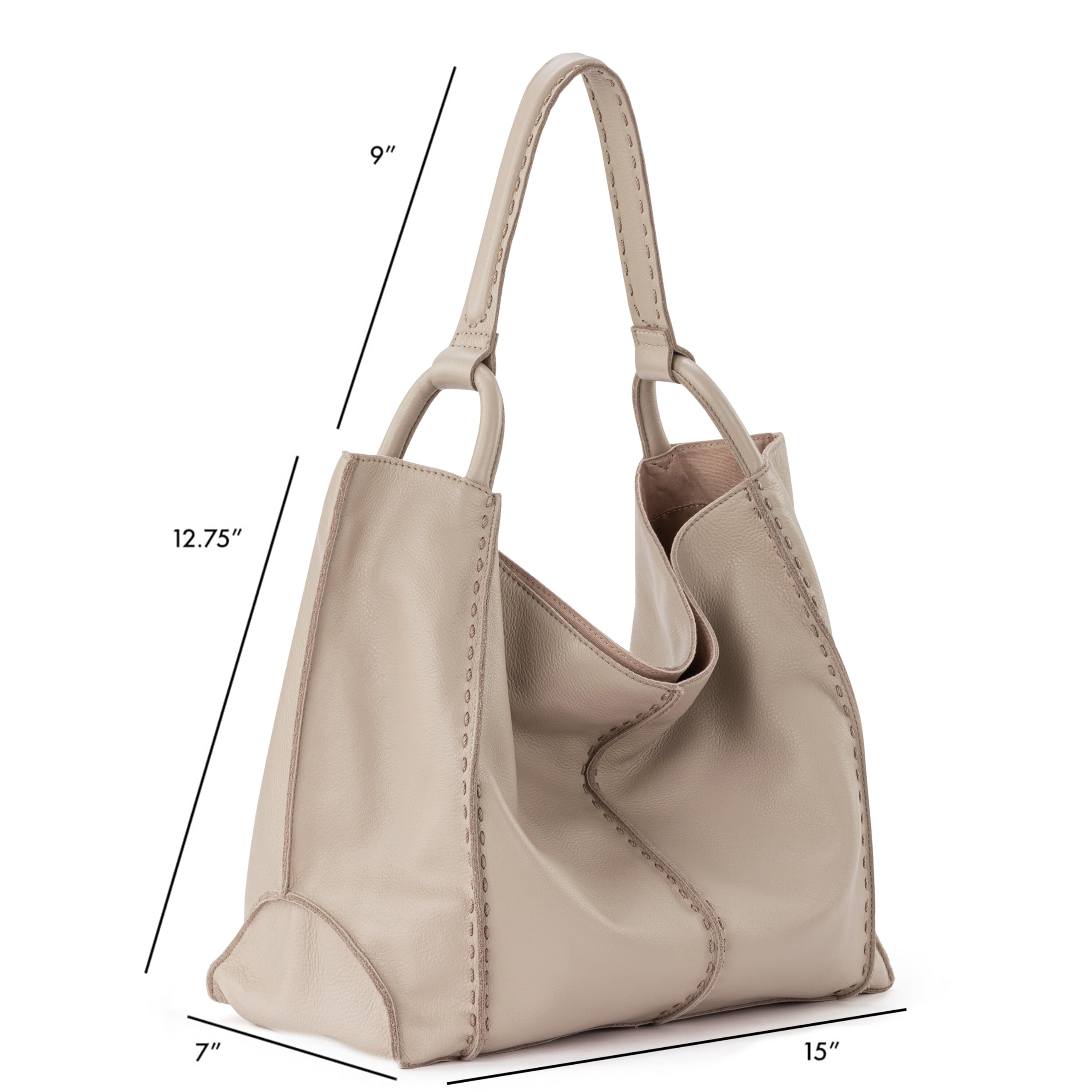 The Sak Los Feliz Large Tote Bag - Woman's Purse For Everyday, Travel, Beach Bag - Roomy Handbag With Shoulder Bag Strap