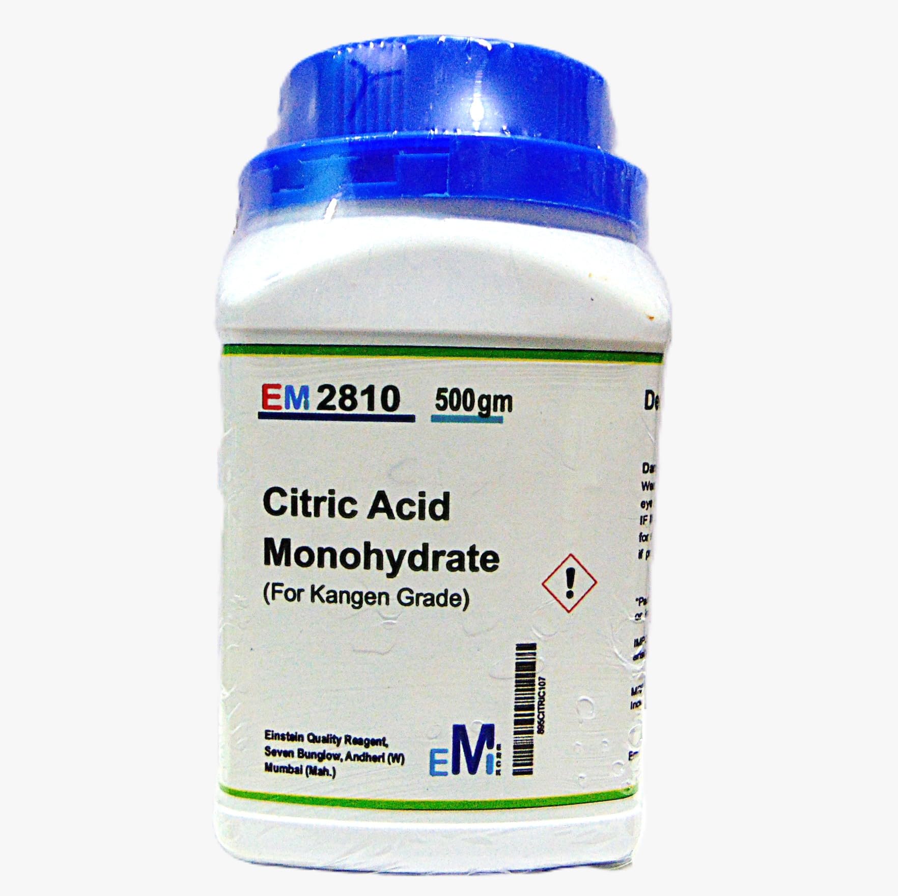 Citric Acid Cleaning Powder - Specially Developed for Cleaning of Water Ionizer Internal Chamber Titanium & Platinum Plates । Best for E-Clean, Deep Clean, Calcium/Salt Rust Clean- 500 Gms.- E-Merck