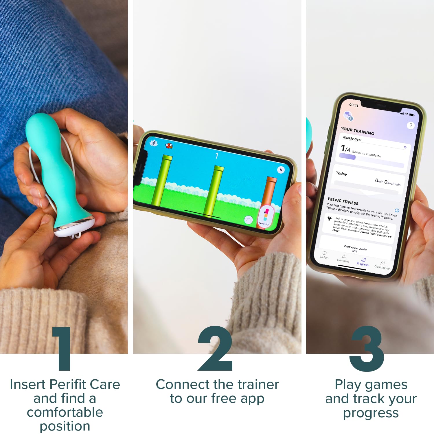 Amazon.com: Perifit - Pelvic Floor Exerciser with App | Kegel