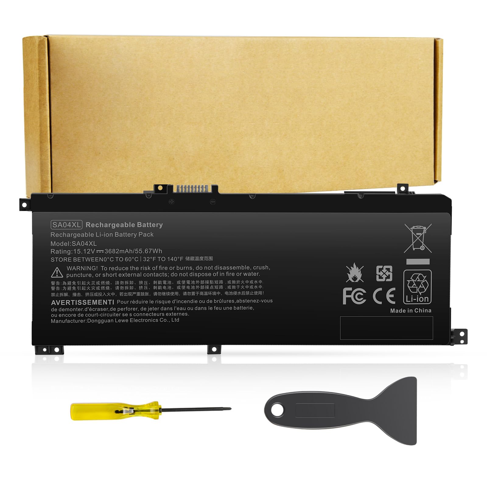 Amazon.com: Futurebatt SA04XL SA04055XL L43267-005 Battery