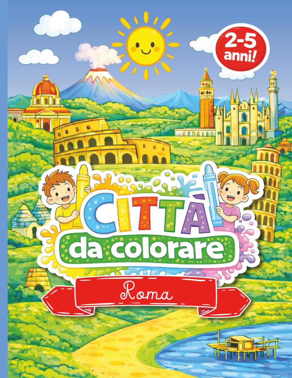 Città da colorare: Roma