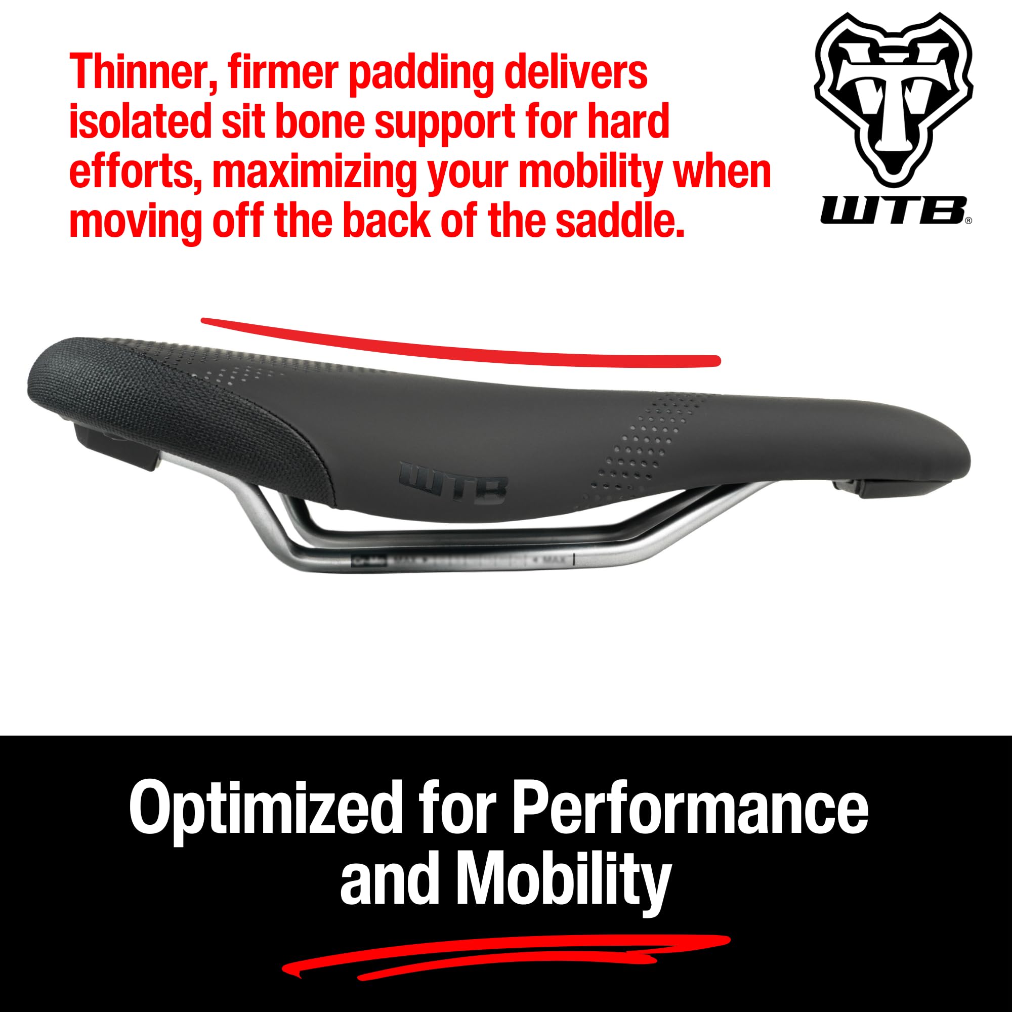 Amazon | WTB Silveradoバイクシート(サドル) - 薄いパッド