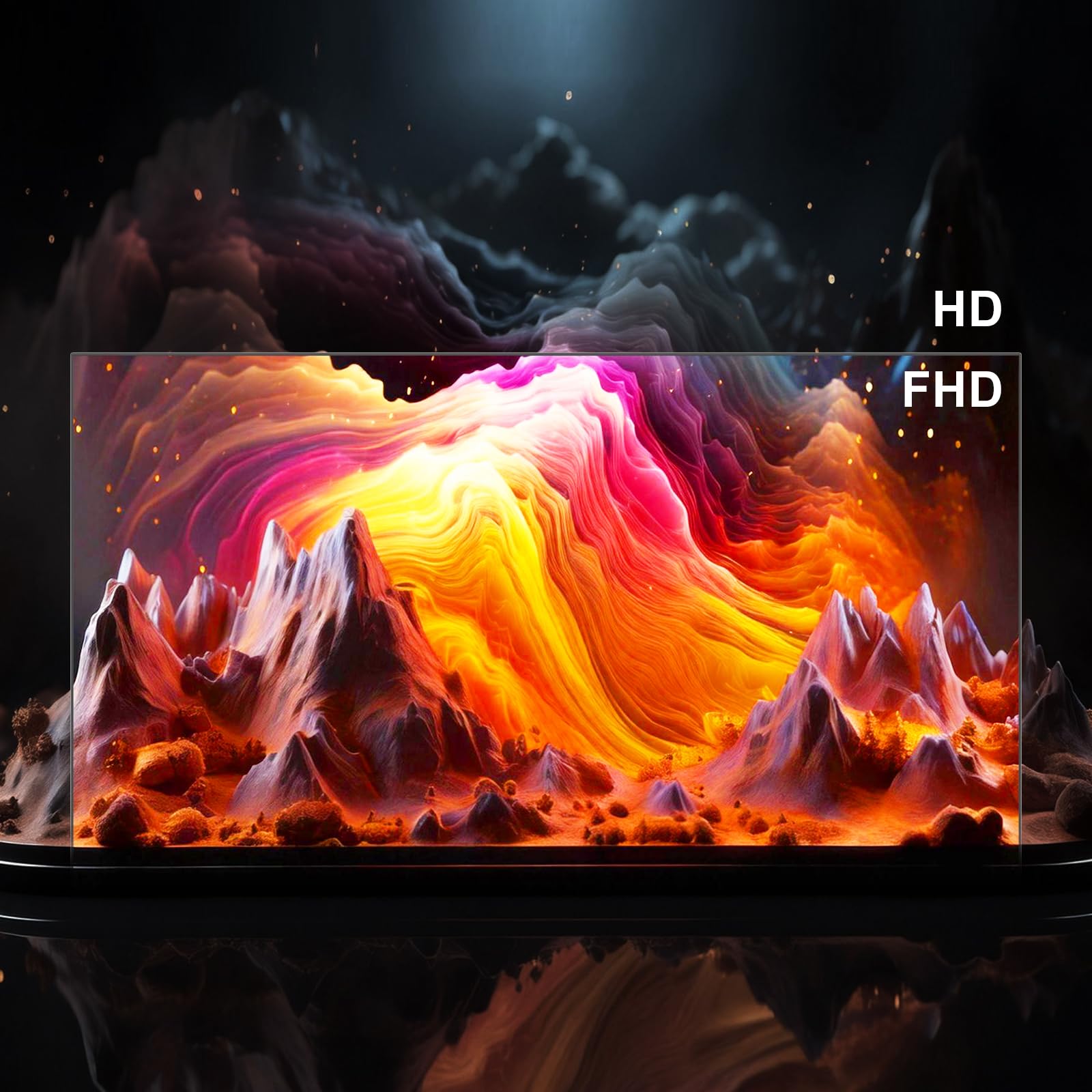 HKC Smart TV 32 Pouces (80 cm) FHD, sans Bord Connectée Télévision avec WiFi, App Store, Triple Tuner(DVB-T/T2, DVB-C, DVB-S/S2), AirPlay (H32N1F-V, 2026)