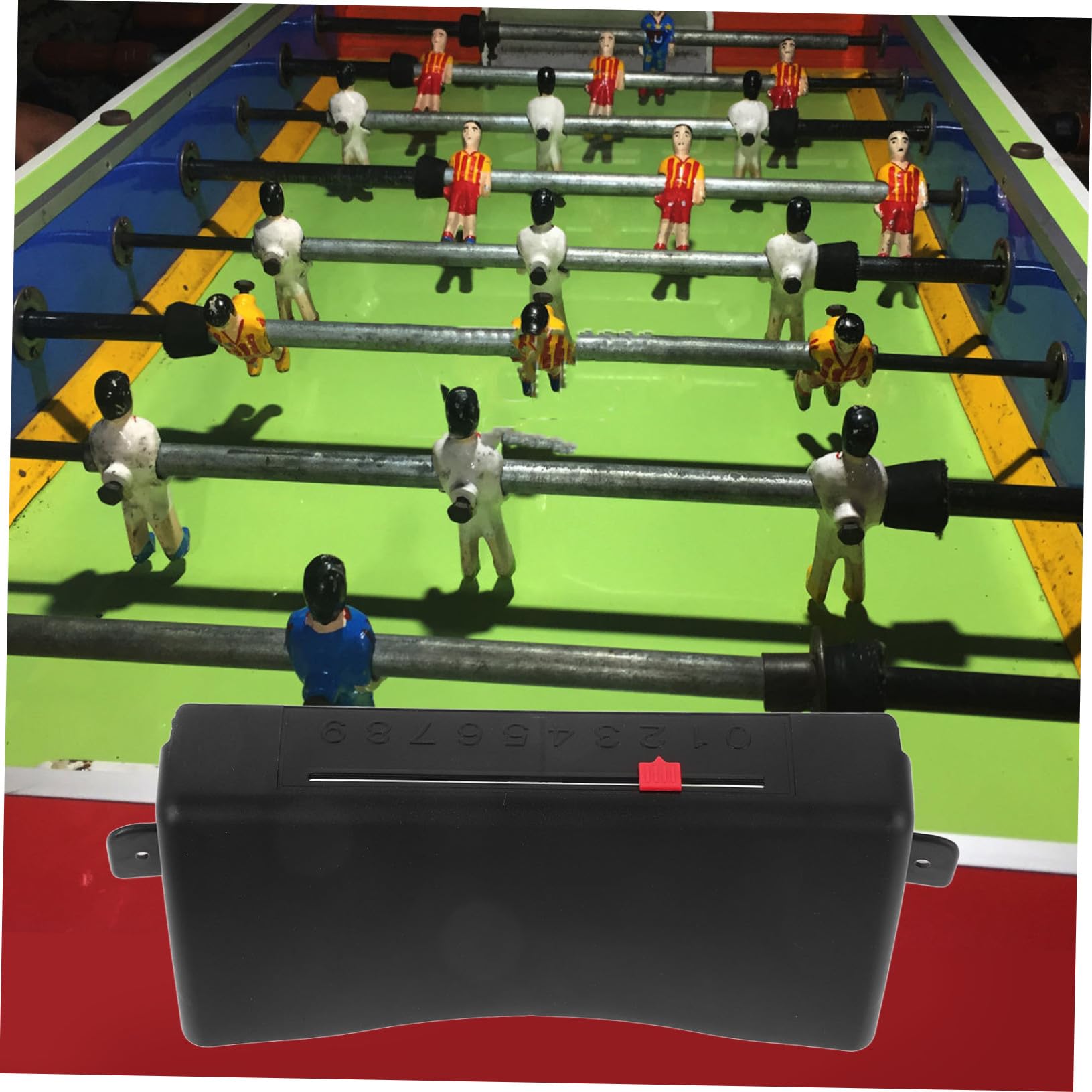 BESTonZON Boîte de Rangement pour Ballons de Football de Table en Plastique, Facile à Nettoyer, Résistante aux Jeux Compétitifs, Accessoire pour Baby-Foot