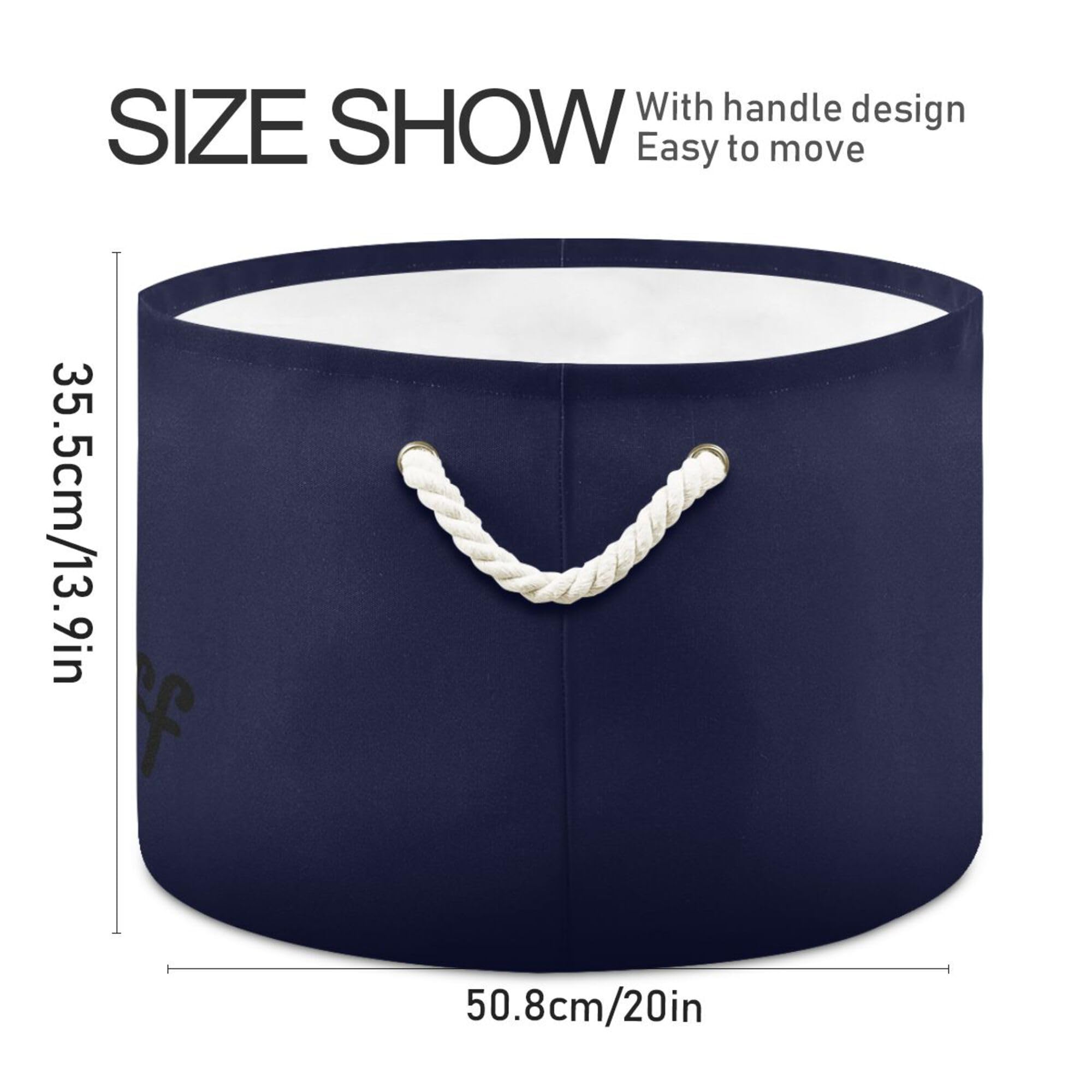 Amazon.com: UMIRIKO Navy Blue Dog Toy Storage Basket with Cotton Rope,Dog  Toy Box Chest,Toy Storage Organizer Bins for Small Dogs,Cats : Pet Supplies