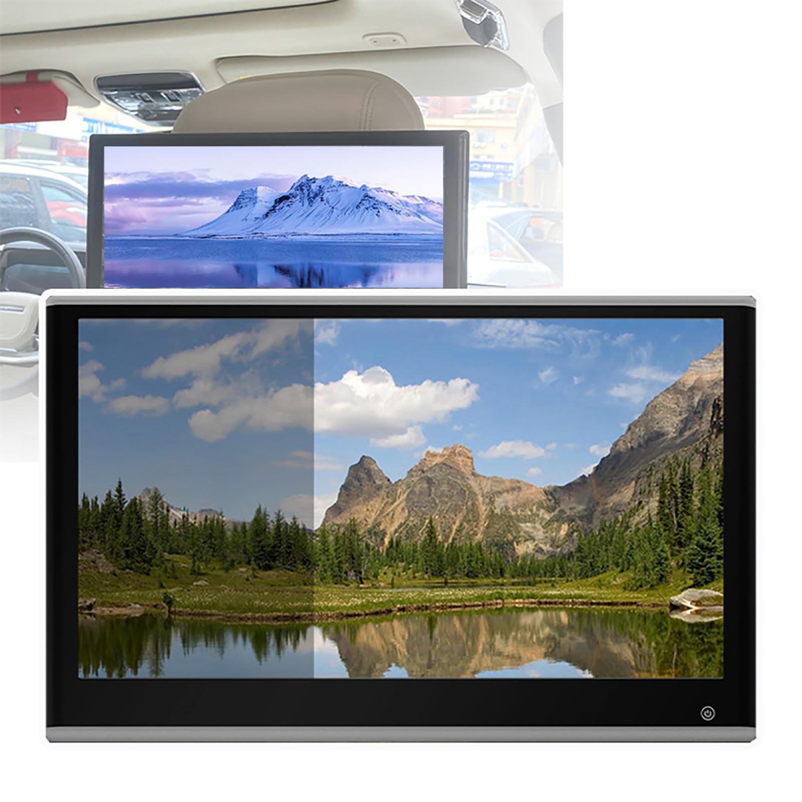 Pantalla trasera para coche universal táctil de 12,5" con WiFi integrado