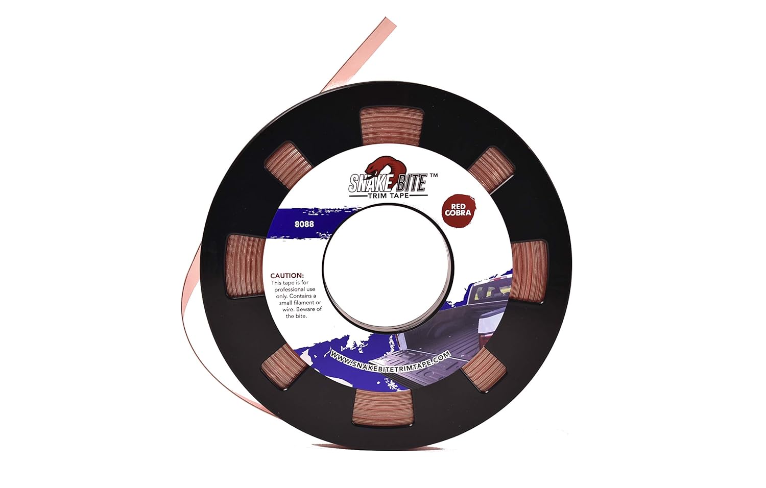 Red Cobra Trim Tape, Bedliner Wire Cutting Tape 120ft Roll - Box of 10