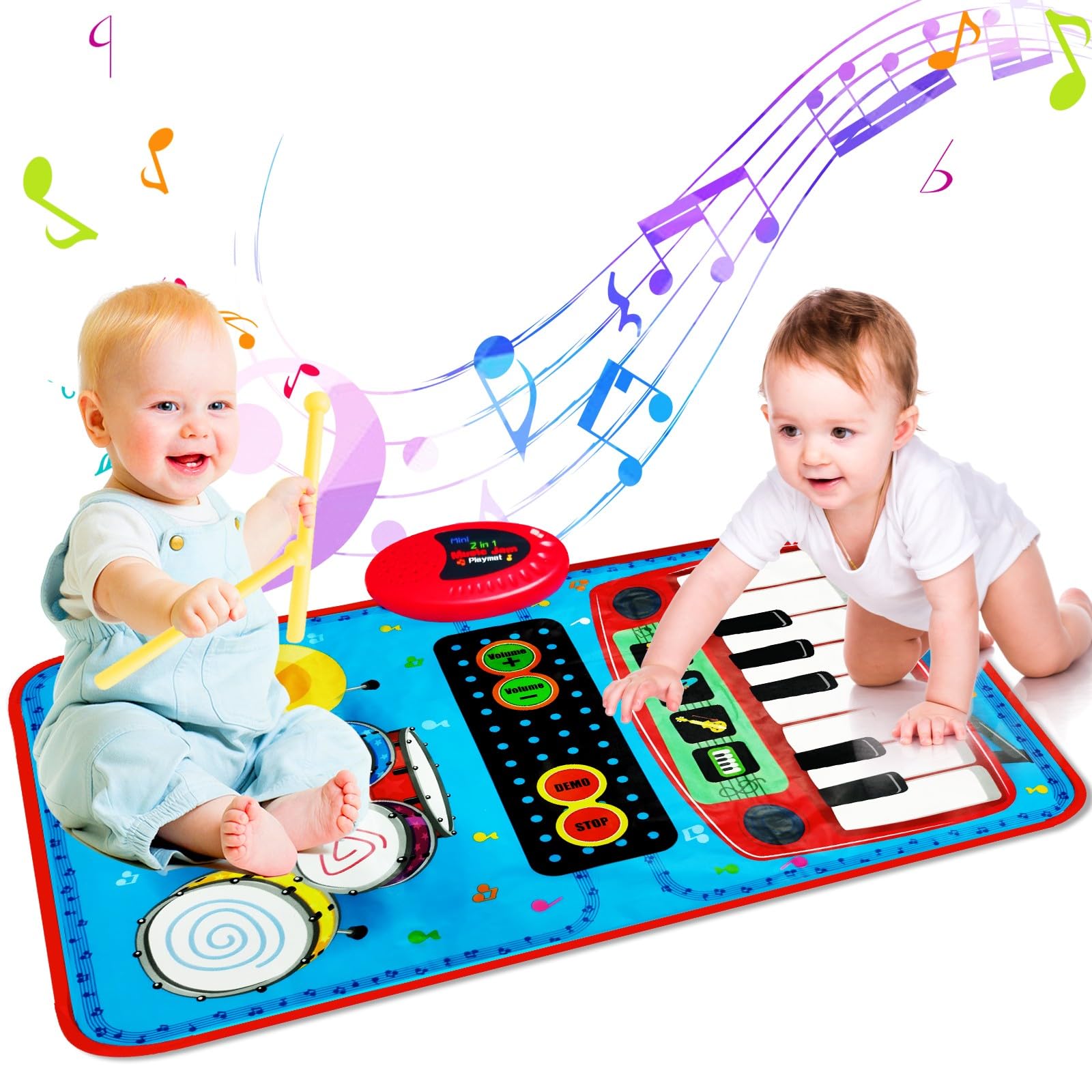 Piano Drum Mat Toddler Toys Year Old Boy Birthday Desertcart