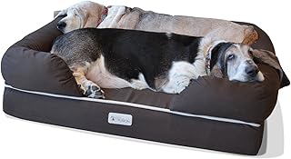Memory Foam Dog Bed for Medium and Large Dogs, Large Bed, 36 x 28 x 9