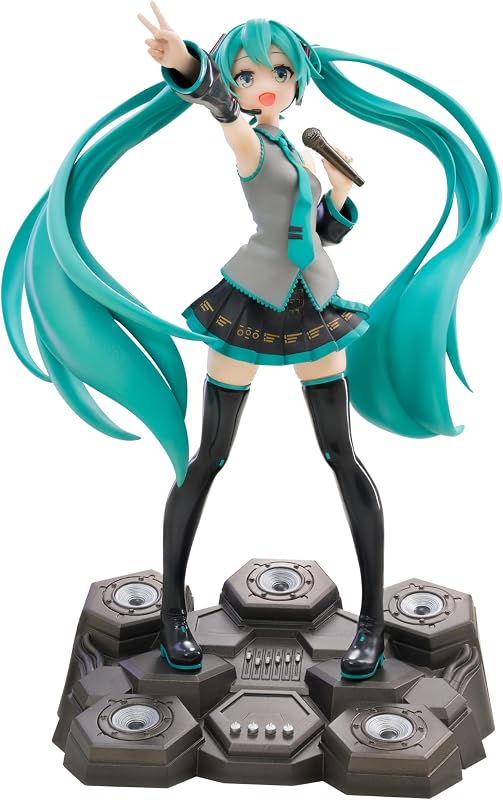 ABYstyle Studio Hatsune Miku 1/10 Wink Figura Oficial PVC Hatsune Miku Figura Vocaloid Coleccionable Miku Figura Anime Figura Display