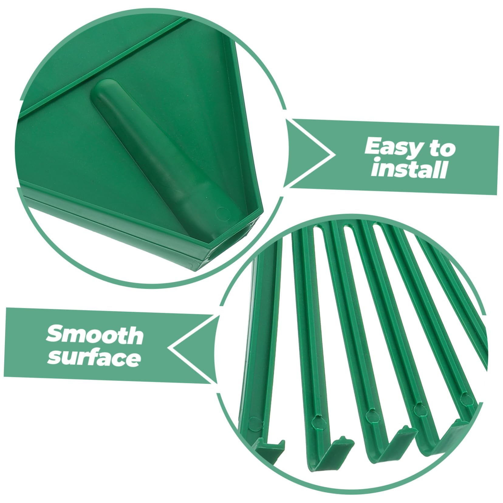 YARNOW 3 Pz Rastrello Da Giardinaggio Artigli Di Foglie Rastrello Da Giardino Resistente Sostituzione Della Testa Del Rastrello Palette Per Foglie Pesante Rastrello Da Diserbo Plastica