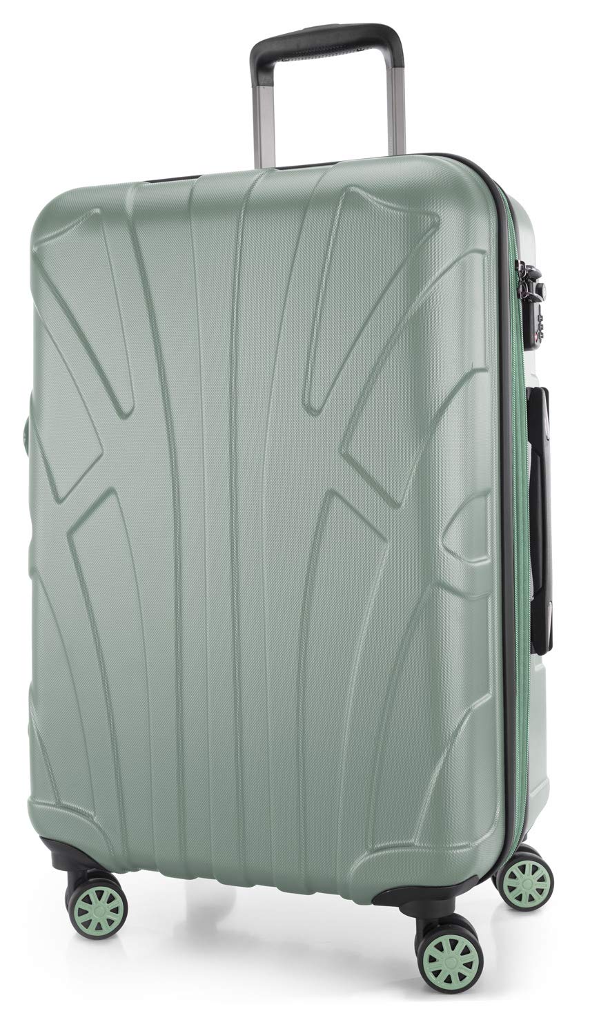 Suitline - Maleta de Mano rígida, Trolley 4 Ruedas, TSA, 55 cm, Aprox. 34 litros, 100% ABS Mate, Azul Oscuro — view 117