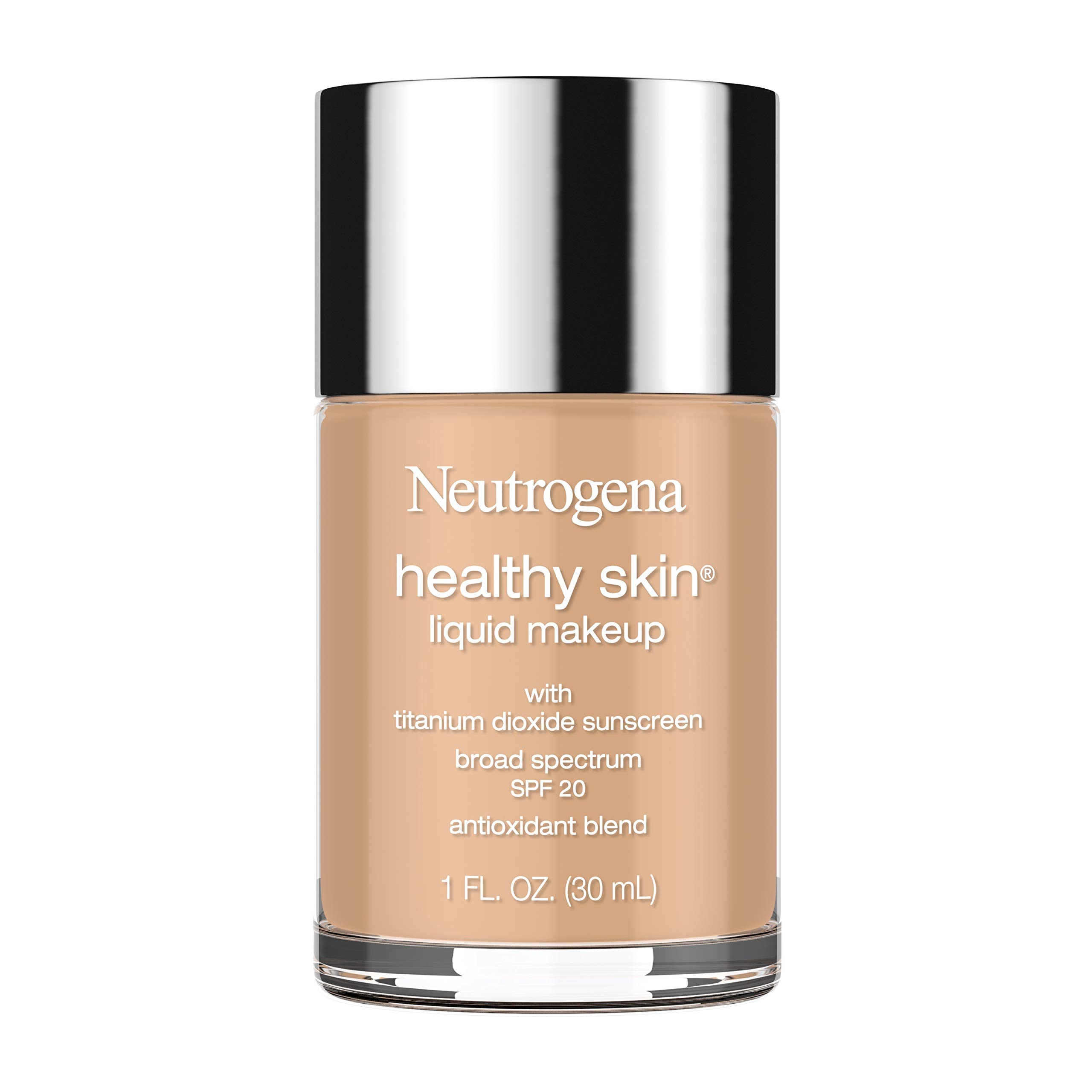 Neutrogena Healthy Skin Liquid Makeup Natural Full- Coverage Foundation For All Skin Types, Broad Spectrum Spf 20, 115 Cocoa, 1 Oz. (Pack Of 2)