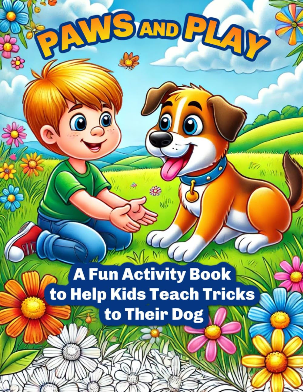 Paws and Play: A fun activity book to help kids teach tricks to their dogs