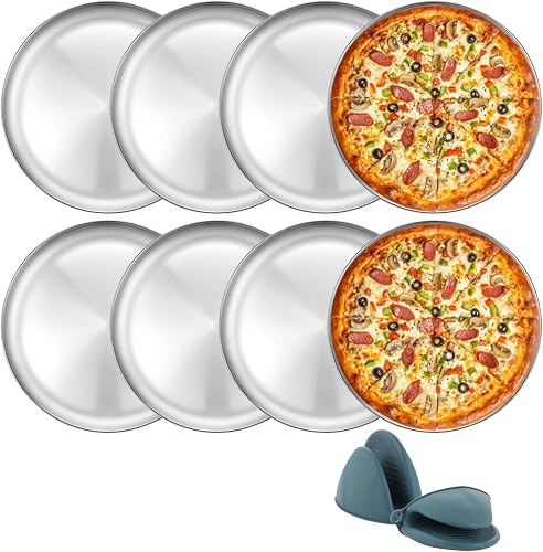 Lot de 8 Plaque Pizza Four WOPPLXY