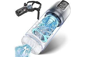 Electric Male Masterburtors Waterproof Hands Free Men Masturebstor Machine Toy