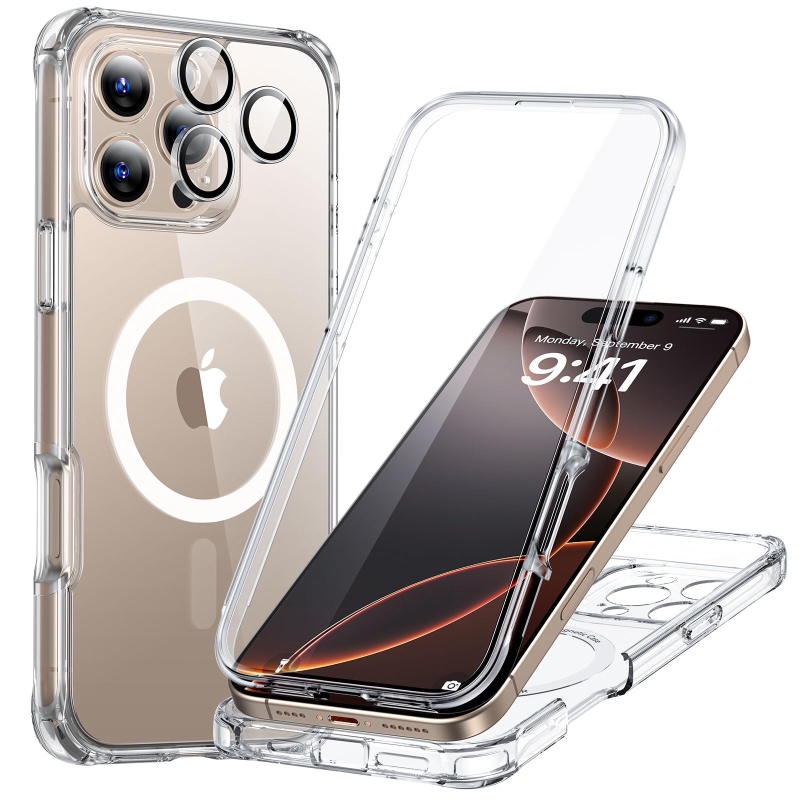 ★ESR iPhone 16 Pro ケース 全面耐衝撃MagSafe対応 Amazon.co.jp: 【全面耐衝撃・Magsafe対応】ESR iPhone 16 Pro ケース