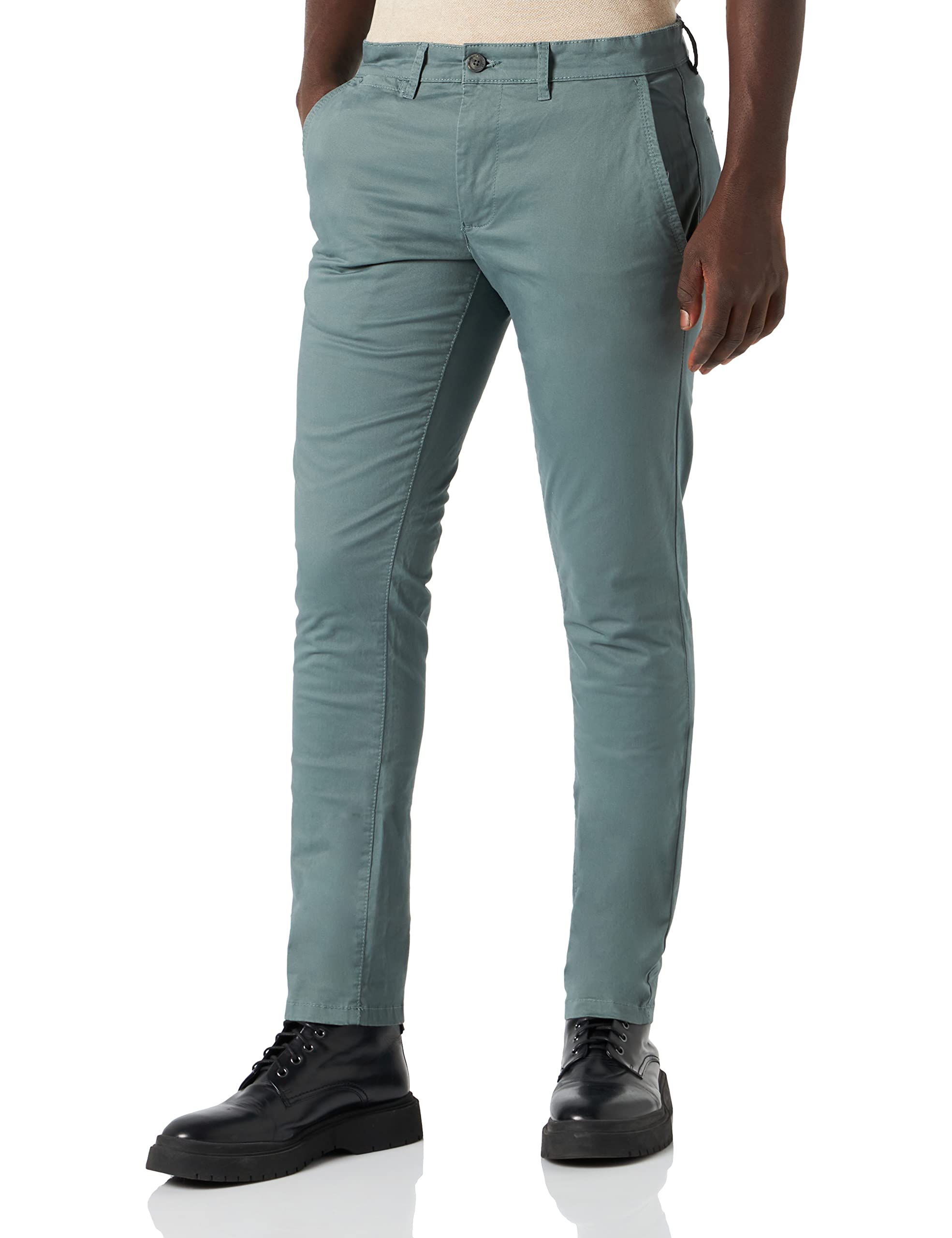 Teddy Smith P-Chino Satén Pantalones de Vestir para Hombre