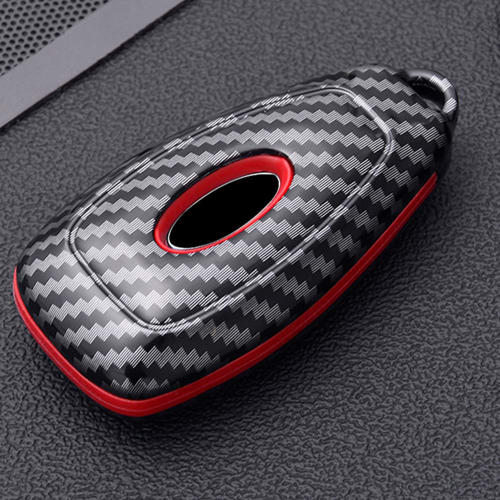 NO.1 Carbon Fibre Remote Car Flip Key Key Cover Ford Focus Fiesta Mondeo Galaxy Kuga Escape - View #5
