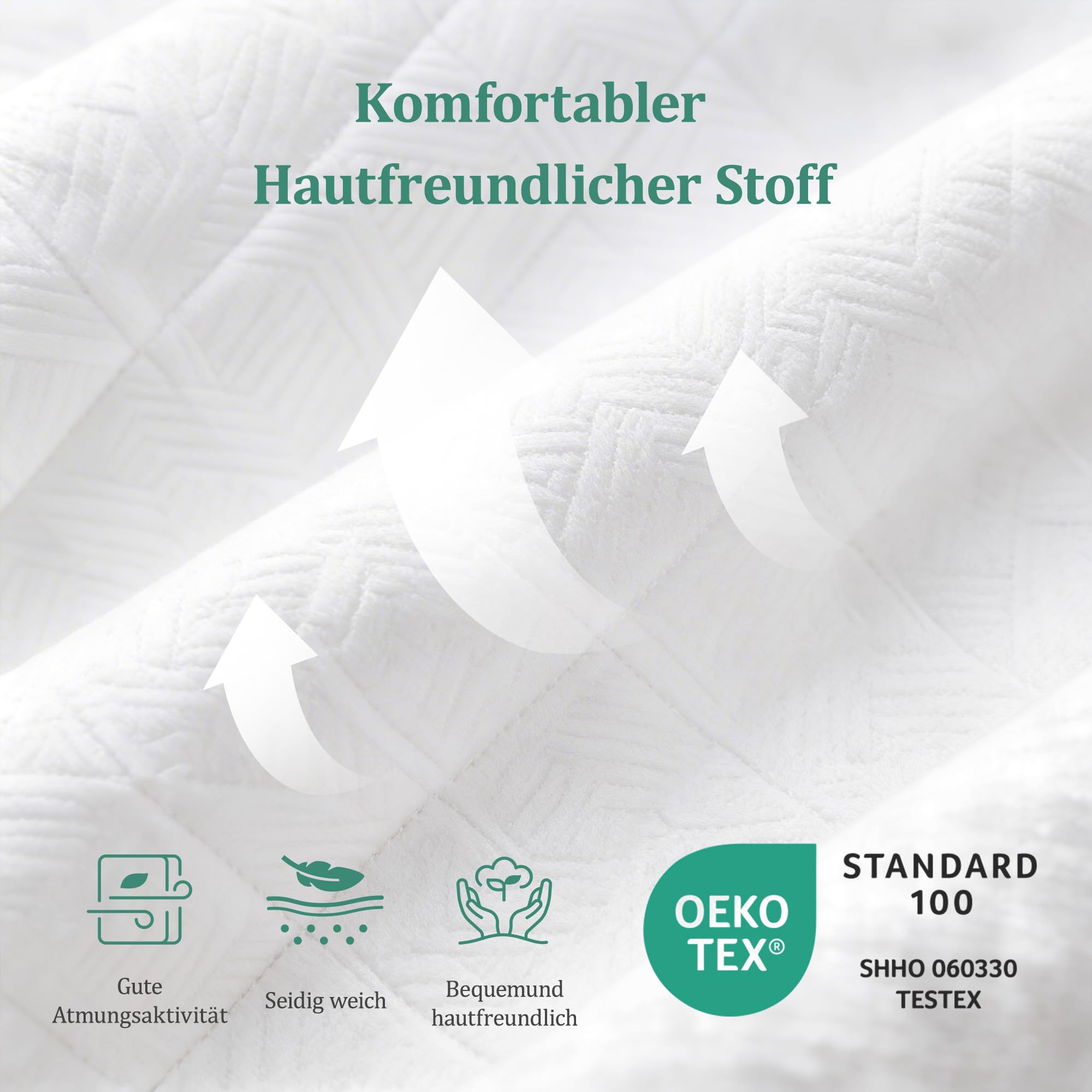 Dyonery Gel Topper 90 x 200 cm, 7,5 cm de Altura de Espuma de Gel, H2&H3 de núcleo de Espuma fría, cubrecolchón para Cama, canapé, sofá Cama, Caravana