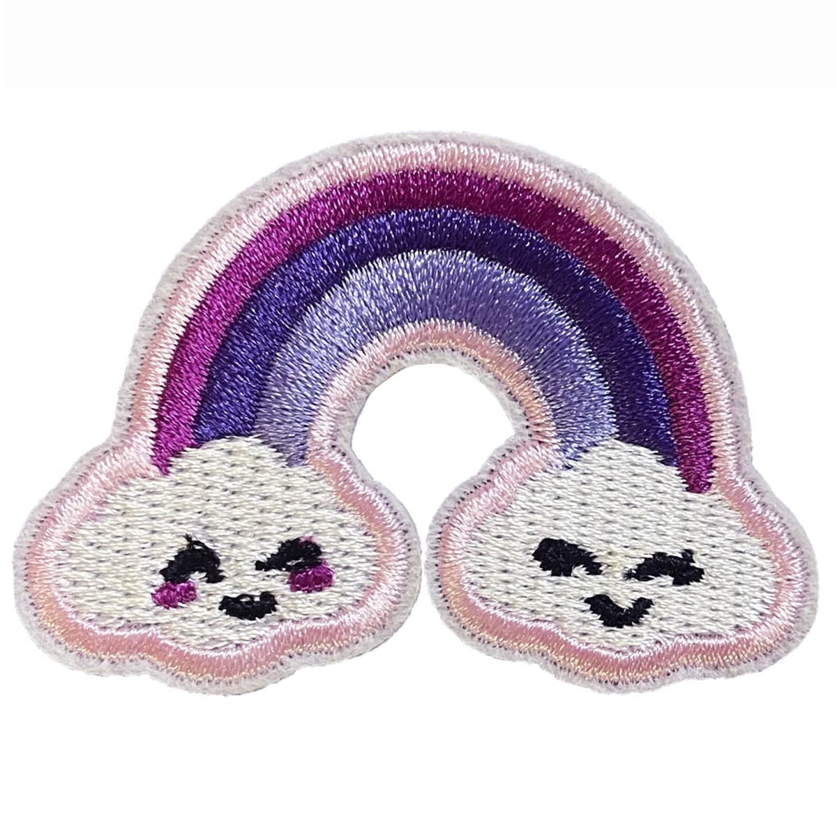 Amazon.co.jp: ワッペン アップリケ 刺繍 アイロンワッペン 虹 