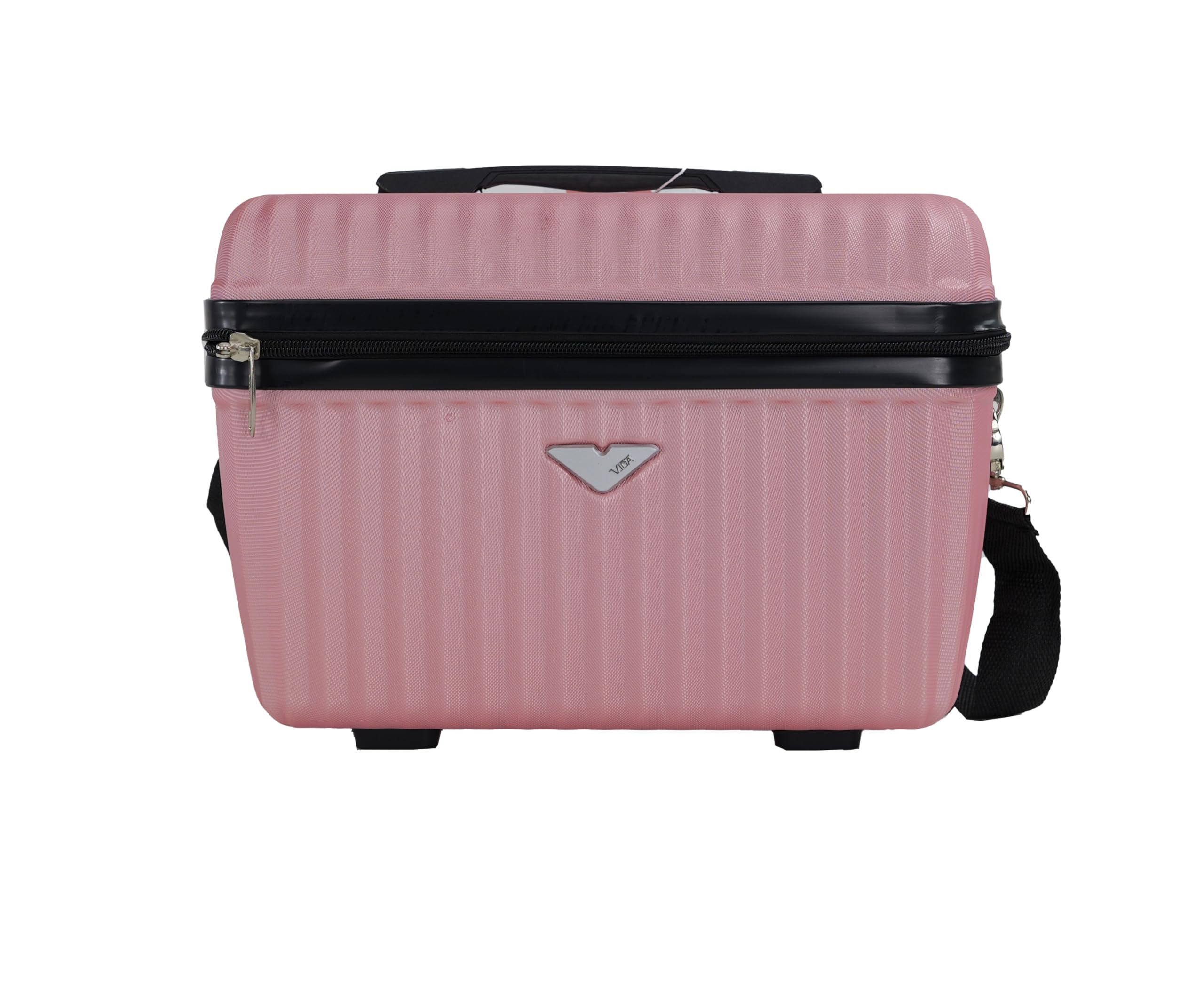 Vanity Vida VV101, custodia rigida, tracolla per il trasporto, dimensioni 35 x 20 x 29 cm, Rosa, Vanity Cover rigida