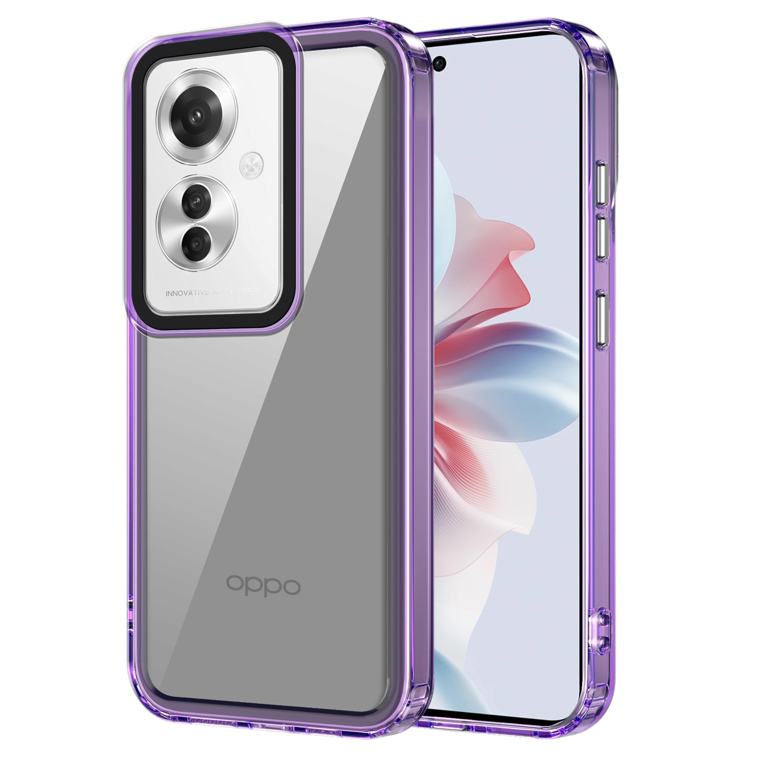 Zapcase Back Case Cover for Oppo F25 Pro 5G | Compatible for Oppo F25 Pro 5G Back Case Cover | Case Cover with Camera Protection | (TPU + PC | Translucent Purple) (B0CZD74S3C) Amazon Price History, Amazon Price Tracker