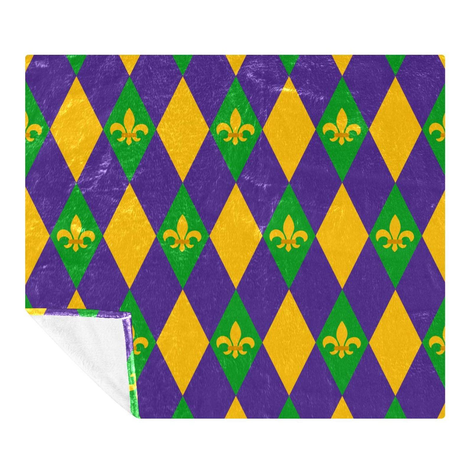 Couverture polaire Mardi Gras pour briser le froid et retrouver le confort