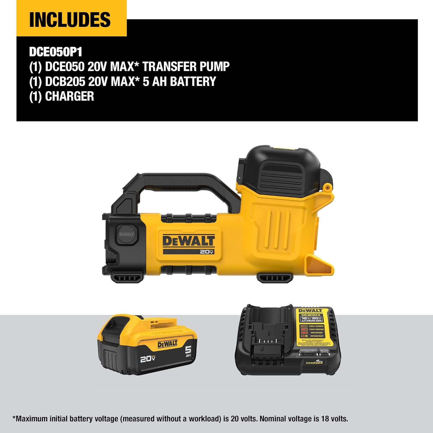 DEWALT 20V MAX Transfer Pump Kit