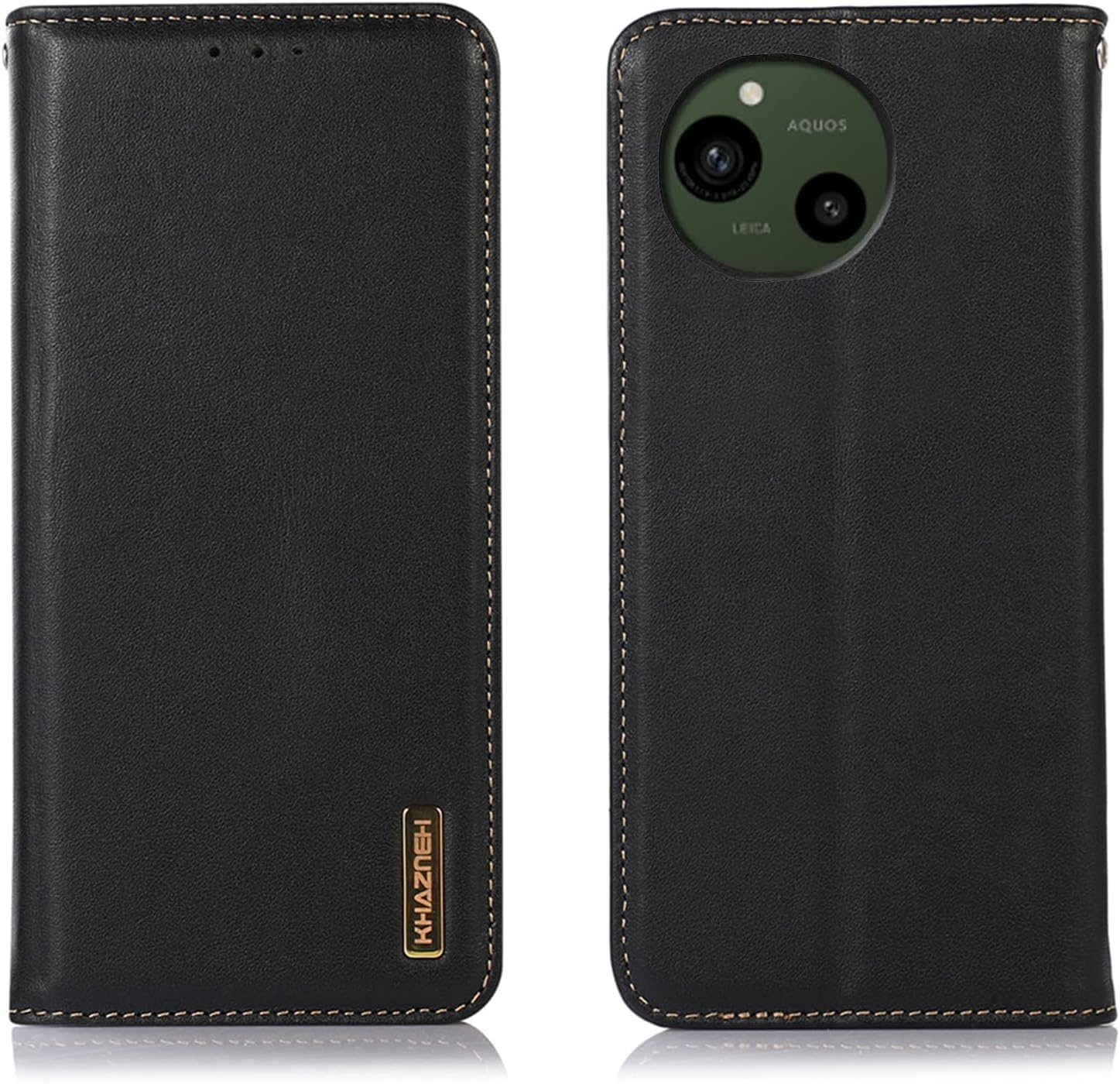 AQUOS sense 9 ブラック8GB/256GBケース付き Amazon.co.jp: for AQUOS Sense 9 ケース 手帳型 本革 for アクオス