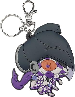 Great Eastern Entertainment Jojo Bizarre Adventure Golden Wind - SD Purple Smoke PVC Keychain