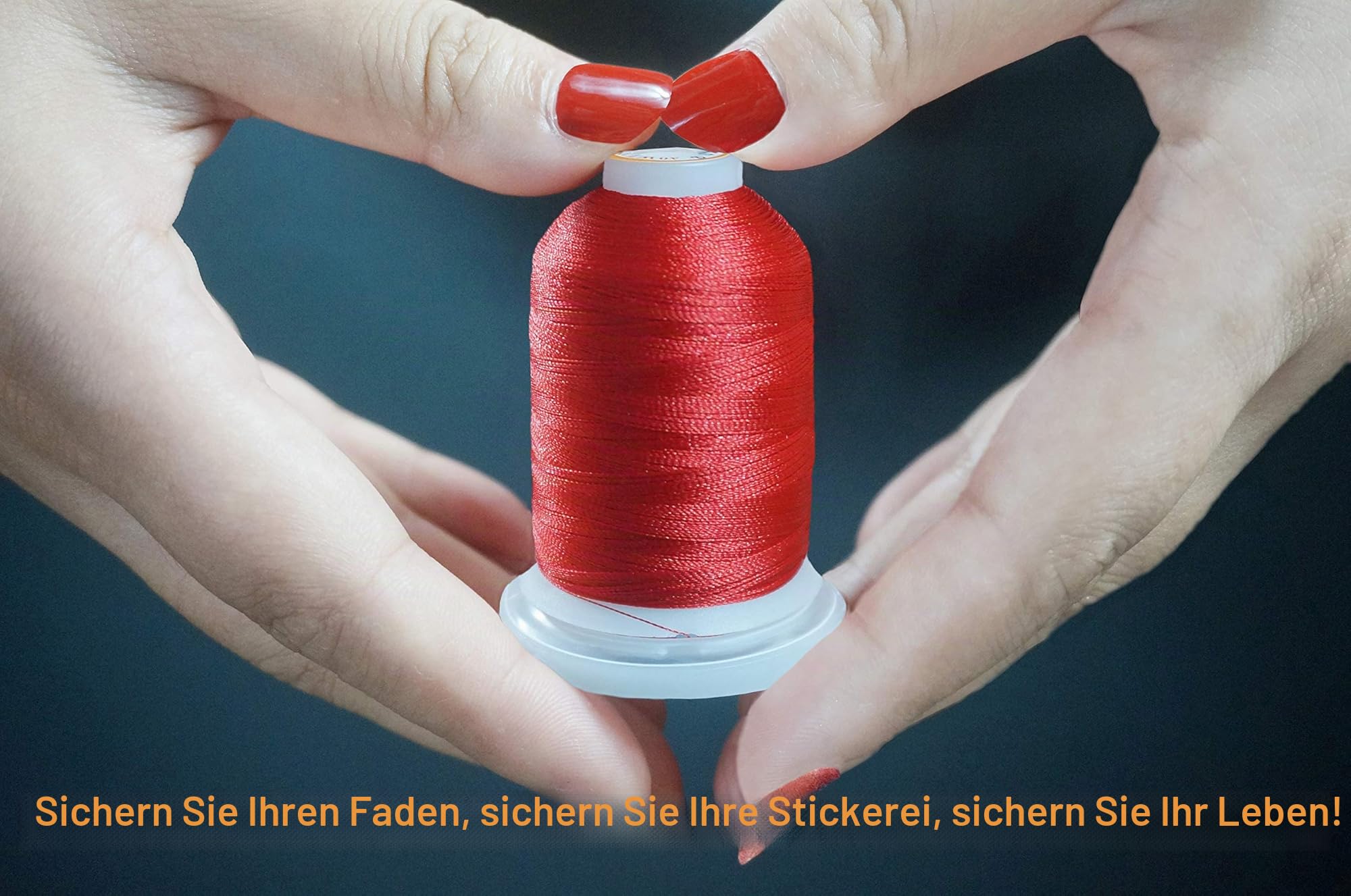 New brothread 64 Spulen 1000M (1100Y) Polyester Maschinen Stickgarn für professionelle Stickereien Enthusiasten und Anfänger