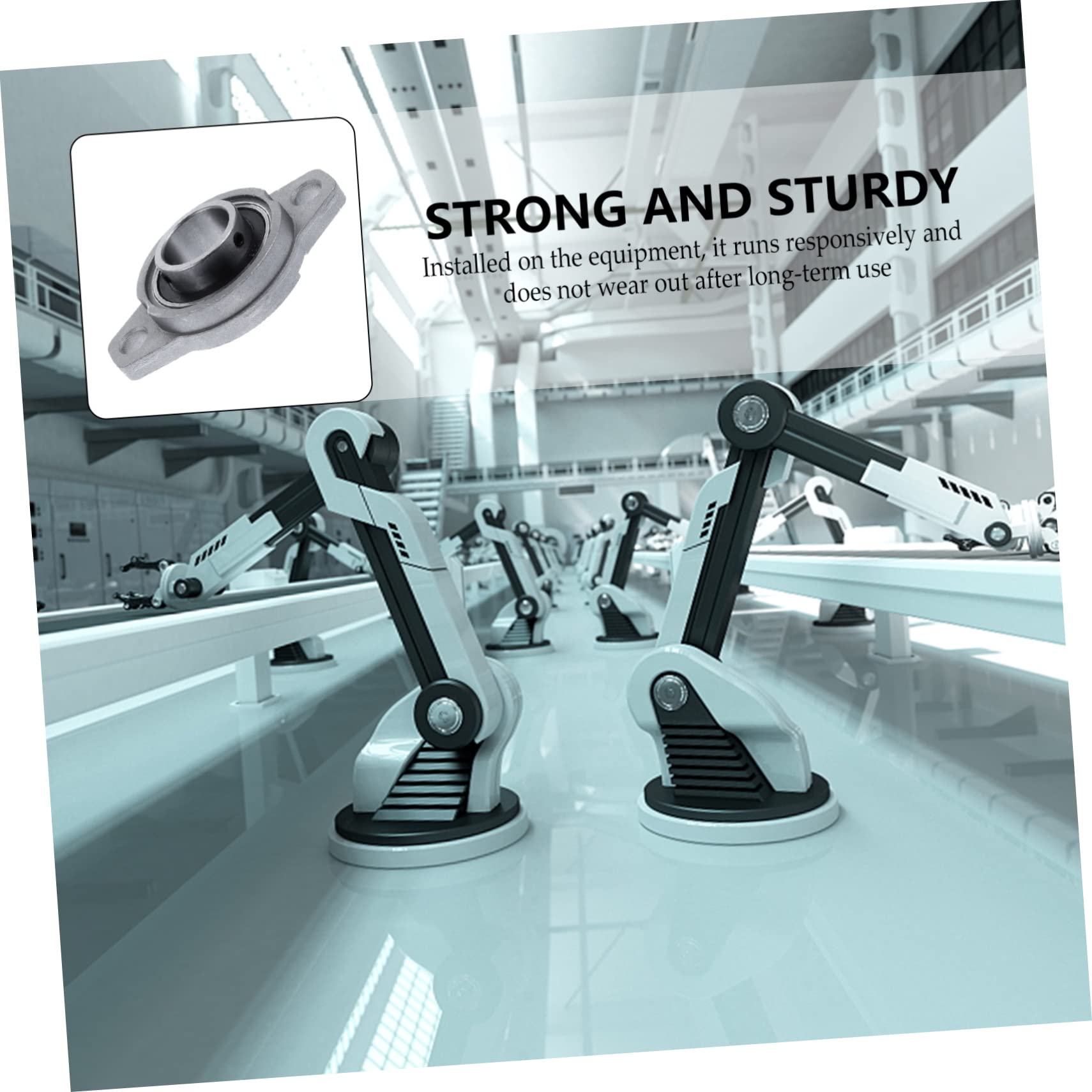 MUCKLILY Outer Spherical Zinc Alloy Pillow Block Self Aligning for Construction Equipment