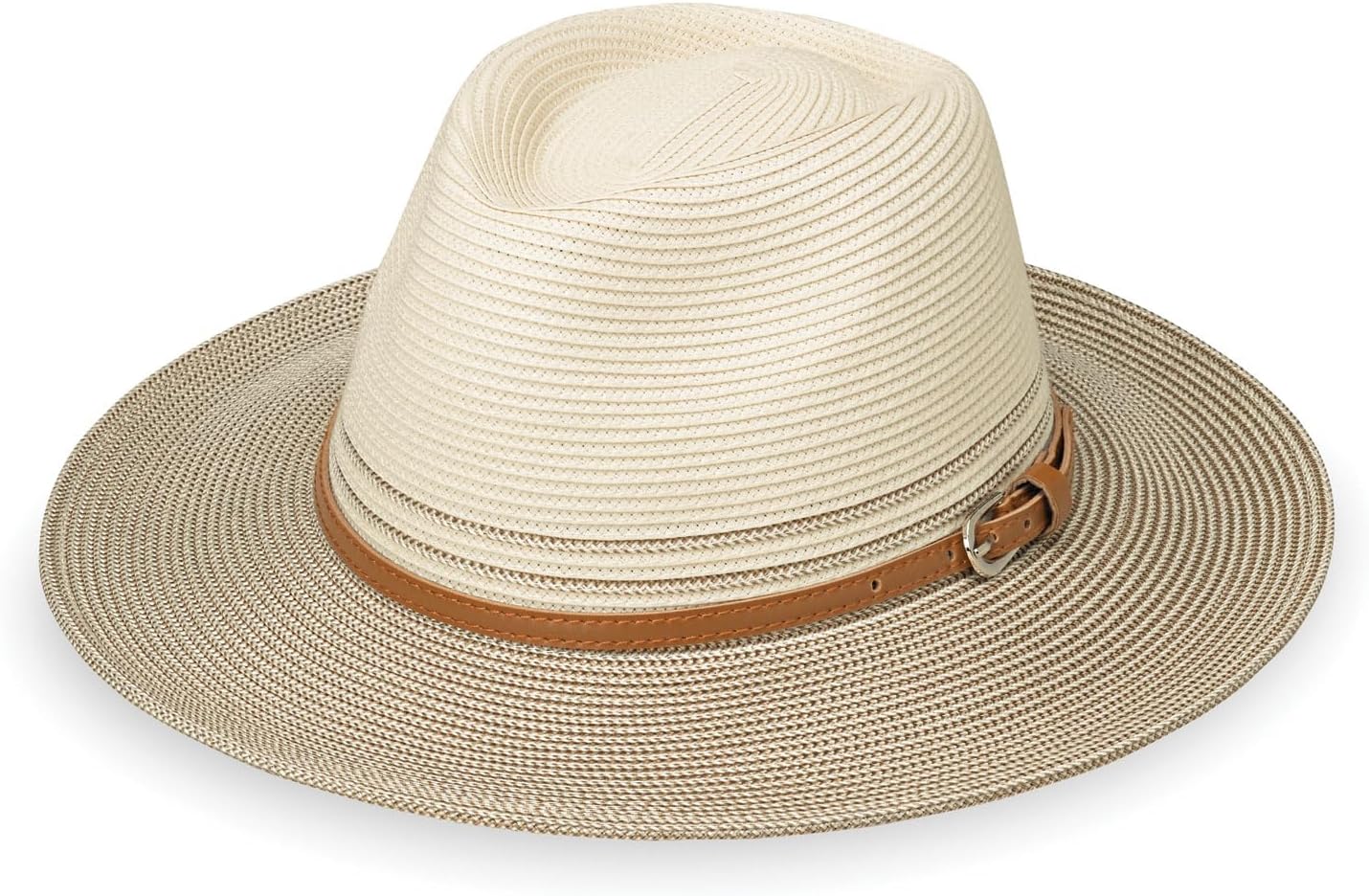 Wallaroo Women’s Kristy Fedora– UPF 50+ UV Protection | Wide Brim, Packable & Adjustable |Petite or Medium