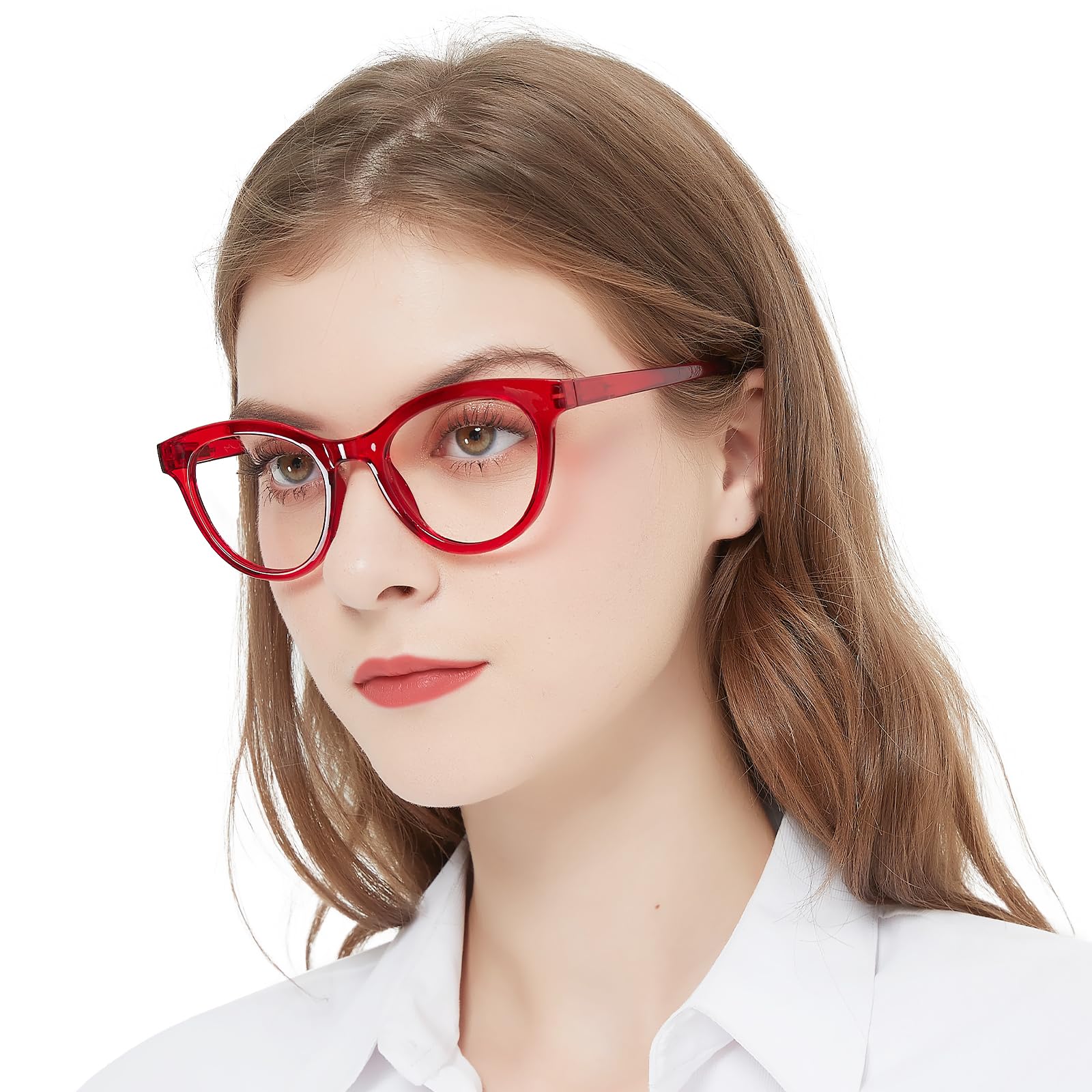 OCCI CHIARI Red Reading Glasses For Women Designer Reader 1.0 1.5 2.0 2.5 3.0 3.5 4.0 5.0 6.0 1.25 1.75 2.25 2.75