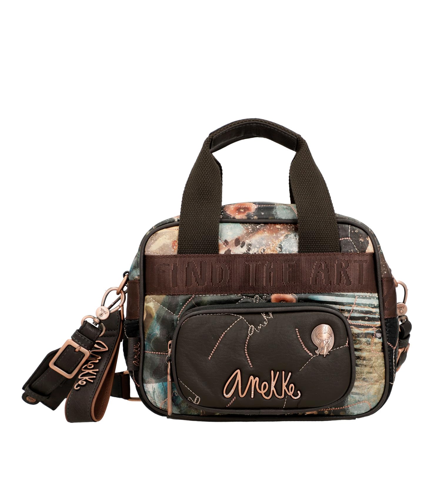 Anekke Schlüsselmäppchen Multicolor - Kompaktes Portemonnaie Mit Reißverschluss Für Schlüssel & Münzen