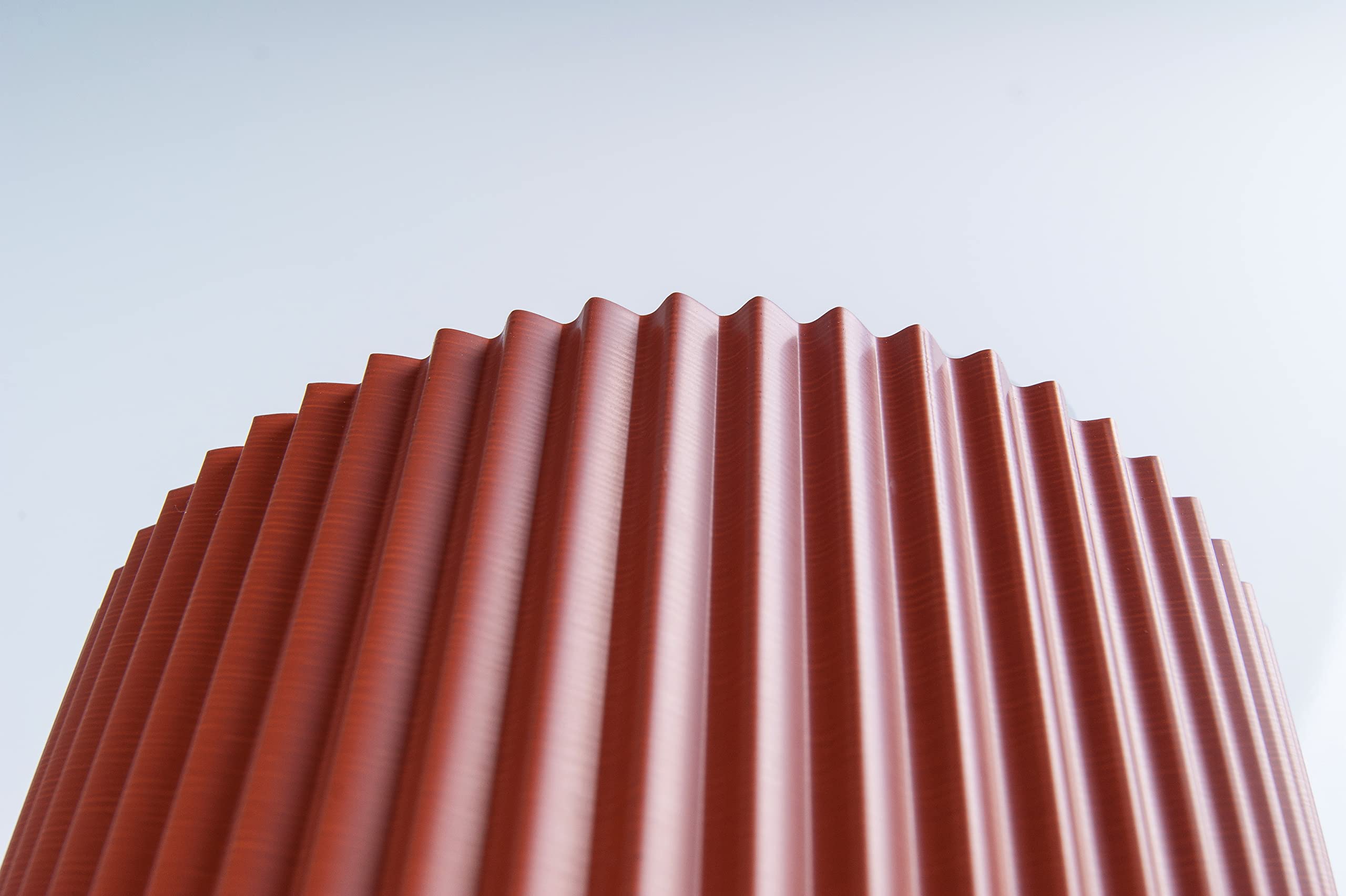 Wandanschlussband plissiertes Aluminium 30 cm x 5 m Dach Kamin Wand Schornstein 7 Farben (Ziegelrot)
