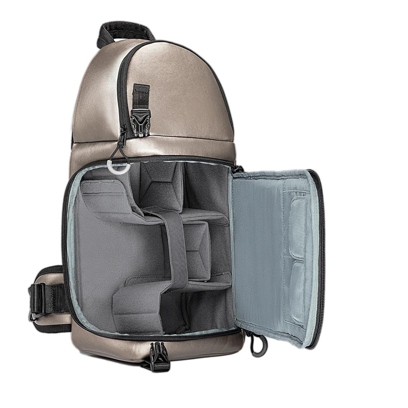 Genérico Bolsa for cámara Mochila for fotografía Bolsas Impermeables de 10 L(Iron Grey)