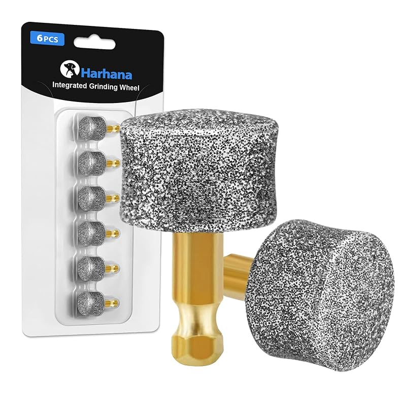 Cabeças de Lixamento Diamantadas para Cortador de Unhas de Cães Harhana P0054 – Pacote com 6