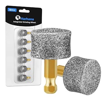 Dog Nail Grinder Wheels Heads Bits, Diamond Grinding Heads Compatible for Casfuy, LOPSIC, YABIFE, Primens, LuckyTail, boomki, and IREDOON -Premium 6 Packs