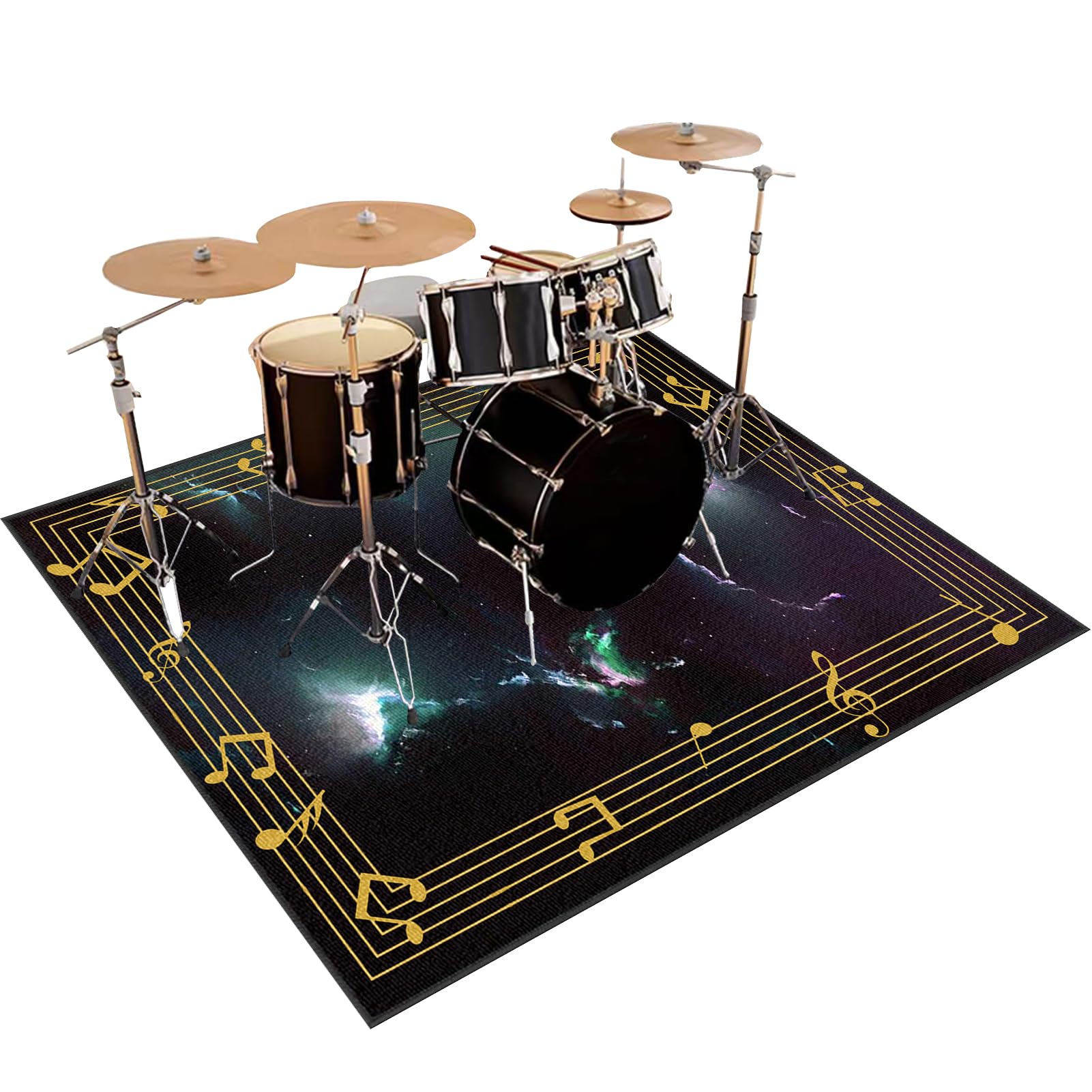 Bęben Dywan Dźwiękoszczelna Mata do baterii Elektroniczna Bateria Bateria Dywaniki Dywaniki Pump Box Antypoślizgowe Maty Bębnowe Maty Wodne 140 x 100 cm