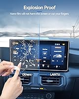 Vista 25 de Protector de pantalla de coche para Ford Edge 2024 2025 2023 2022 2021 (SE/SEL/ST-Line/Titanio/ST) Accesorios Protector de pantalla de vidrio