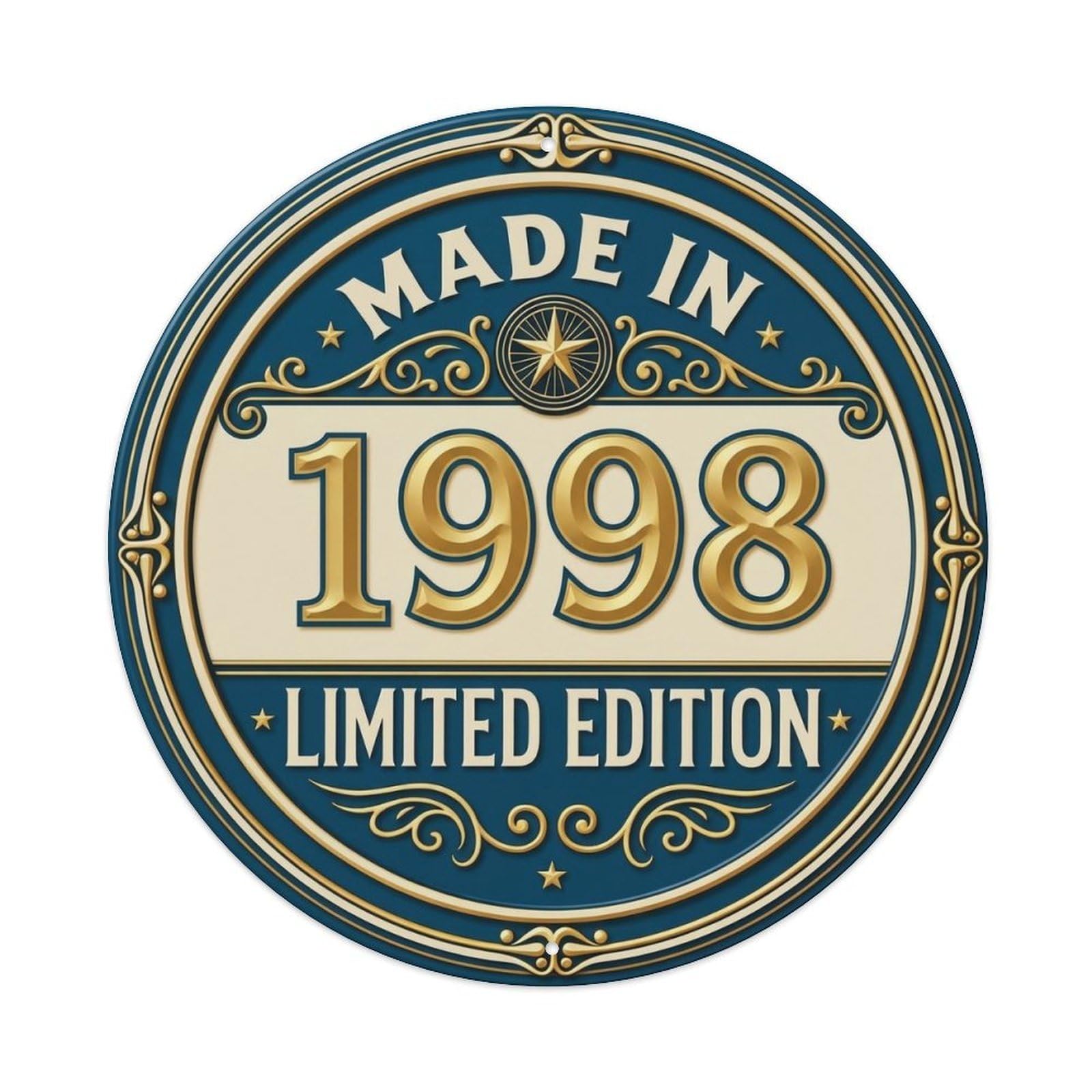 Okahys 8X8inch(20X20cm) Made In 1998 Limited Edition Metal Tin Sign