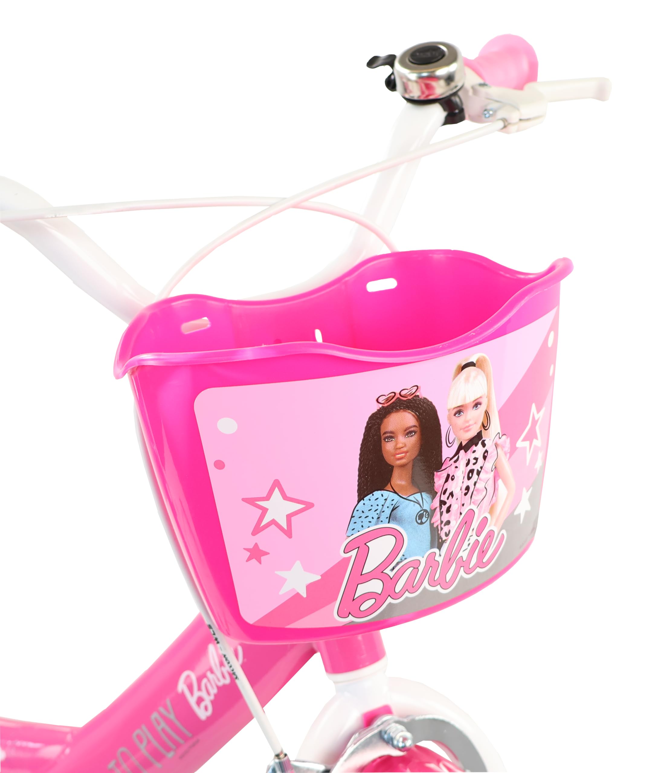 Barbie Mädchen-Fahrrad, Rosa-Weiß, 16 Zoll (40,6 cm)