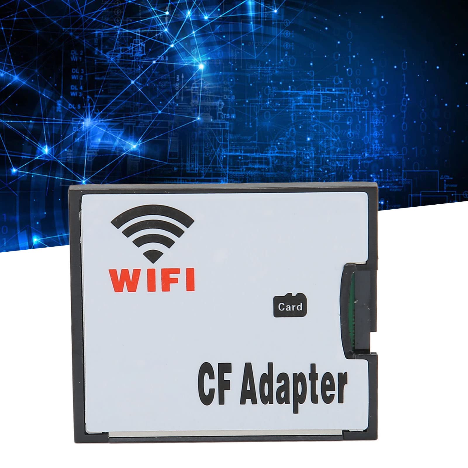 Keenso WiFi Memory Card Adapter Plug and Play WiFi Encryption Support Multiple Users for 40 D 350d 400d Digital for iOS