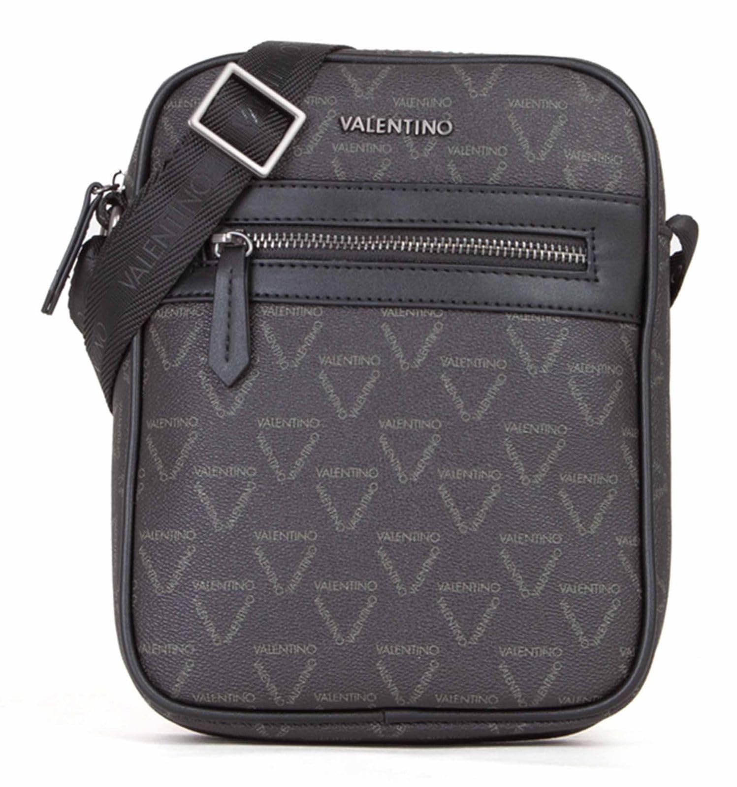Valentino Delta, Women's Handbag, Nero/Multicolor, Size Unica, Nero/Multicolor, Talla Única